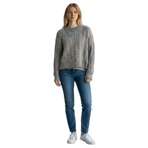 Muji Yak Blend Cableknit Sweater